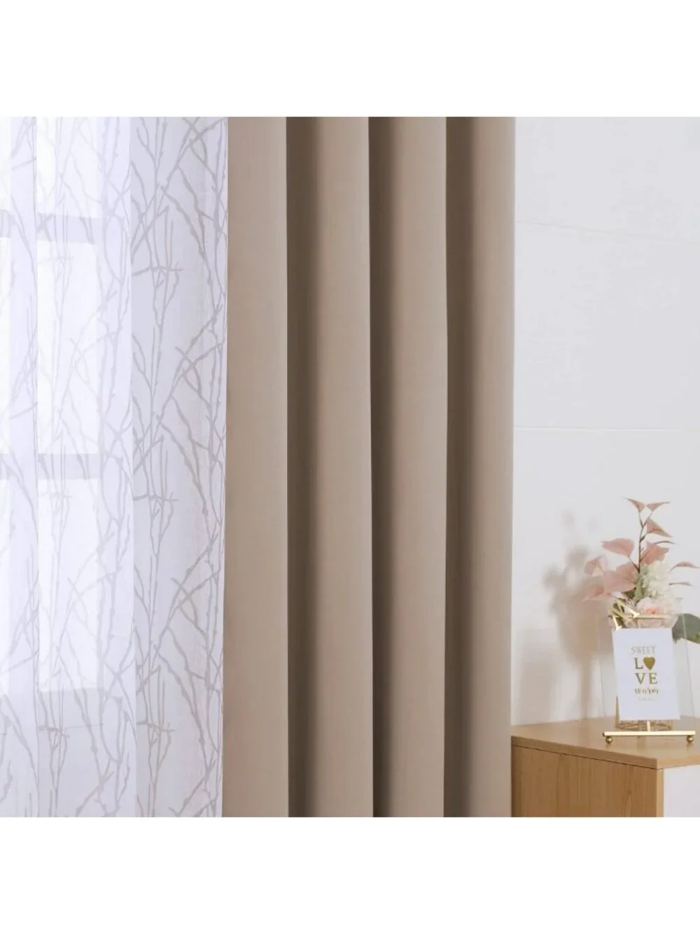 4-Piece Mix and Match Curtain Panels for Bedroom & Living Room Decor